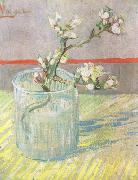 Blossoming Almond Branch in a Glass (nn04)